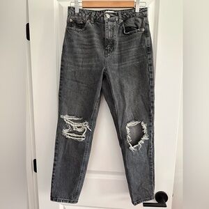 Topshop Mom Gray Jeans